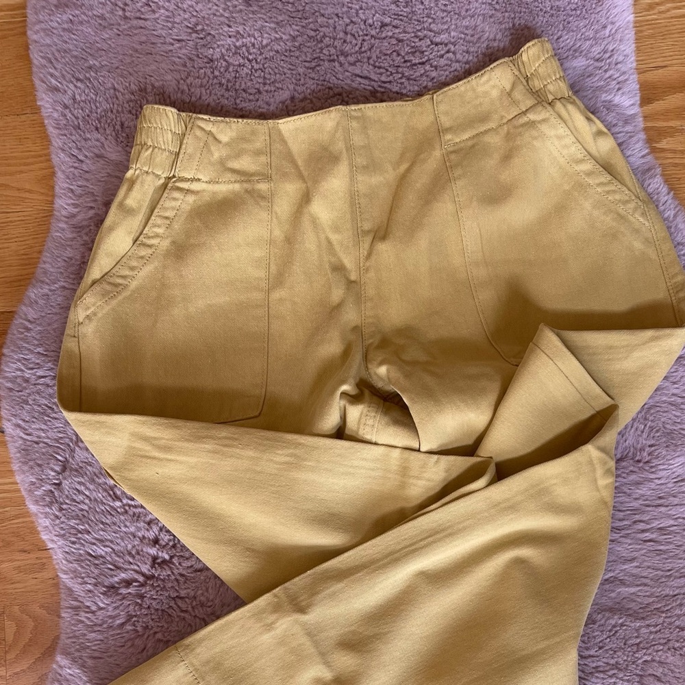 NEW Denim Pull-On Jeans turmeric color - Picture 4 of 4